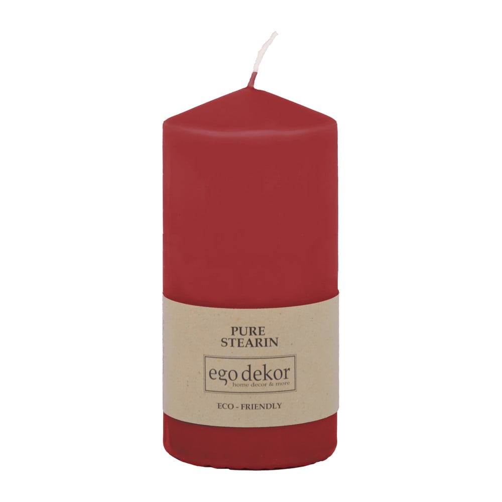 Czerwona świeczka Eco candles by Ego dekor Top, 30 h
