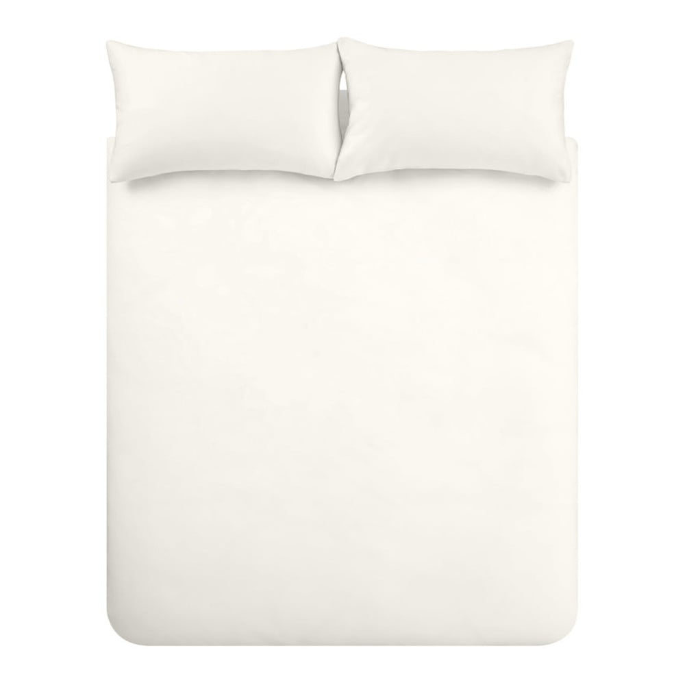 Beżowa pościel z bawełny organicznej Bianca Organic, 200x200 cm