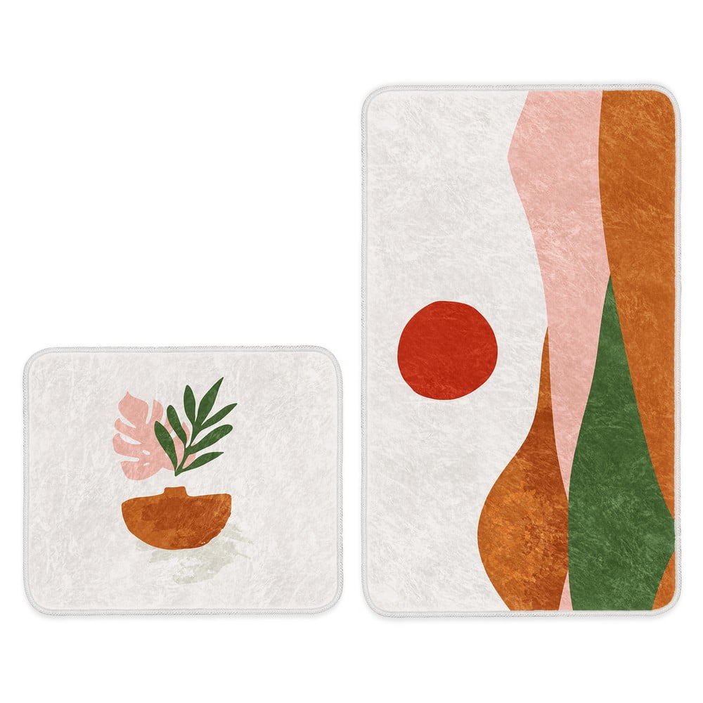 Dywaniki łazienkowe zestaw 2 szt. 100x60 cm – Minimalist Home World