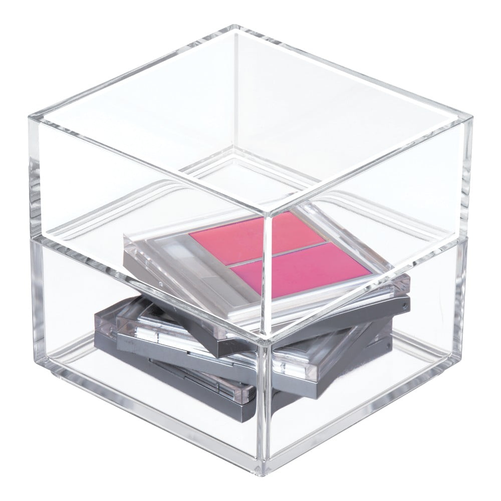 Przezroczysty organizer iDesign Clarity, 10x10 cm