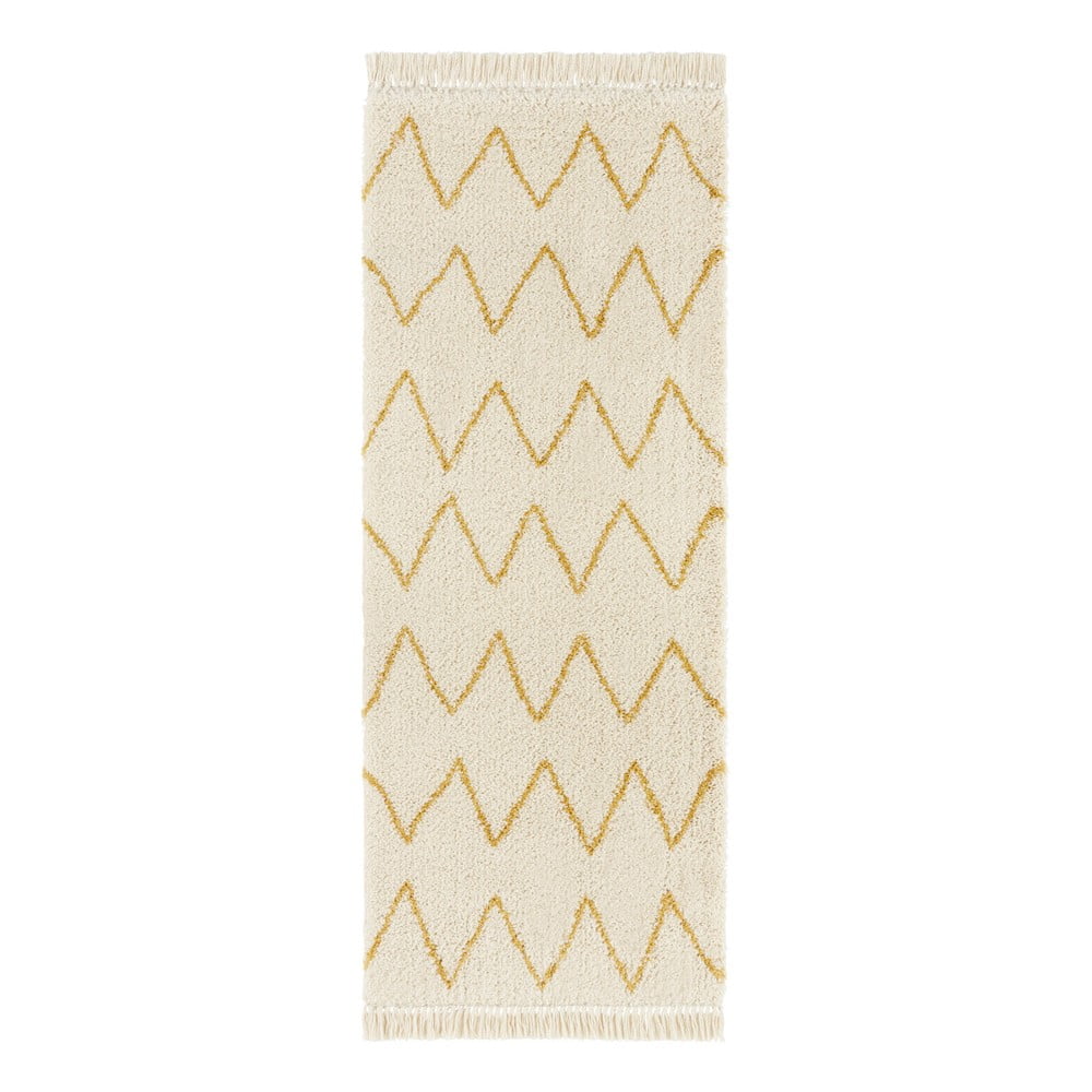 Kremowy chodnik Mint Rugs Ruby, 80x200 cm