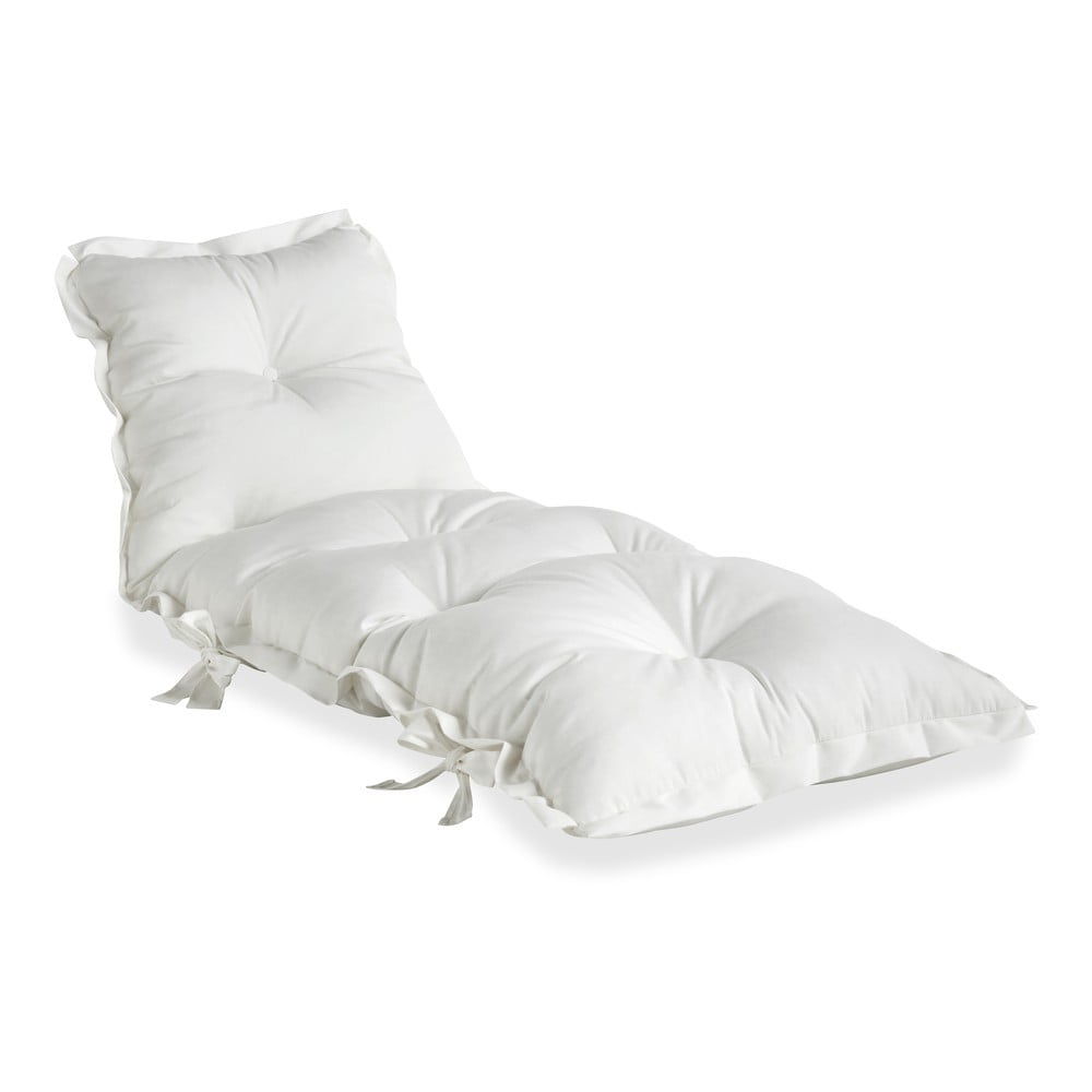 Biały wielofunkcyjny futon odpowiedni na zewnątrz Karup Design OUT™ Sit&Sleep White