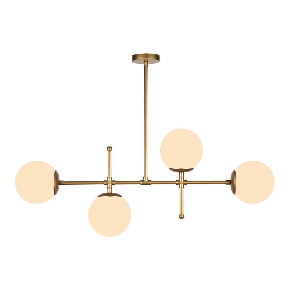 Lampa wisząca w kolorze złota Squid Lighting Kruva, wys. 57 cm