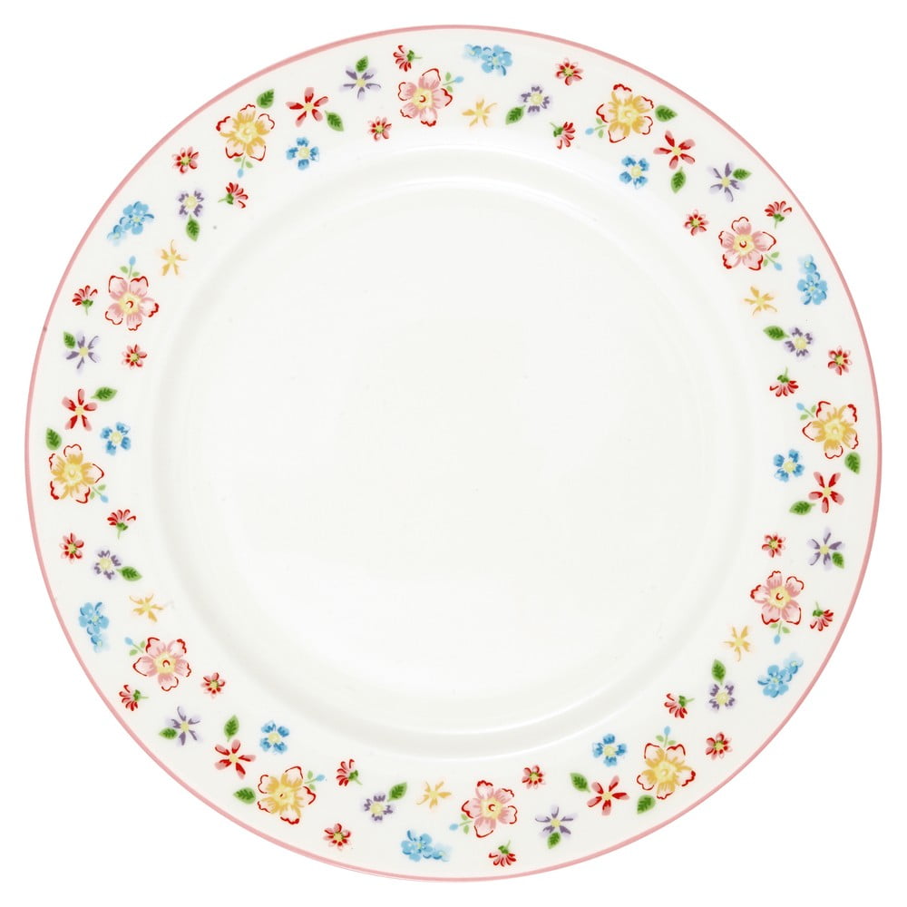 Porcelanowy talerz Green Gate Columbine, ø 25,6 cm