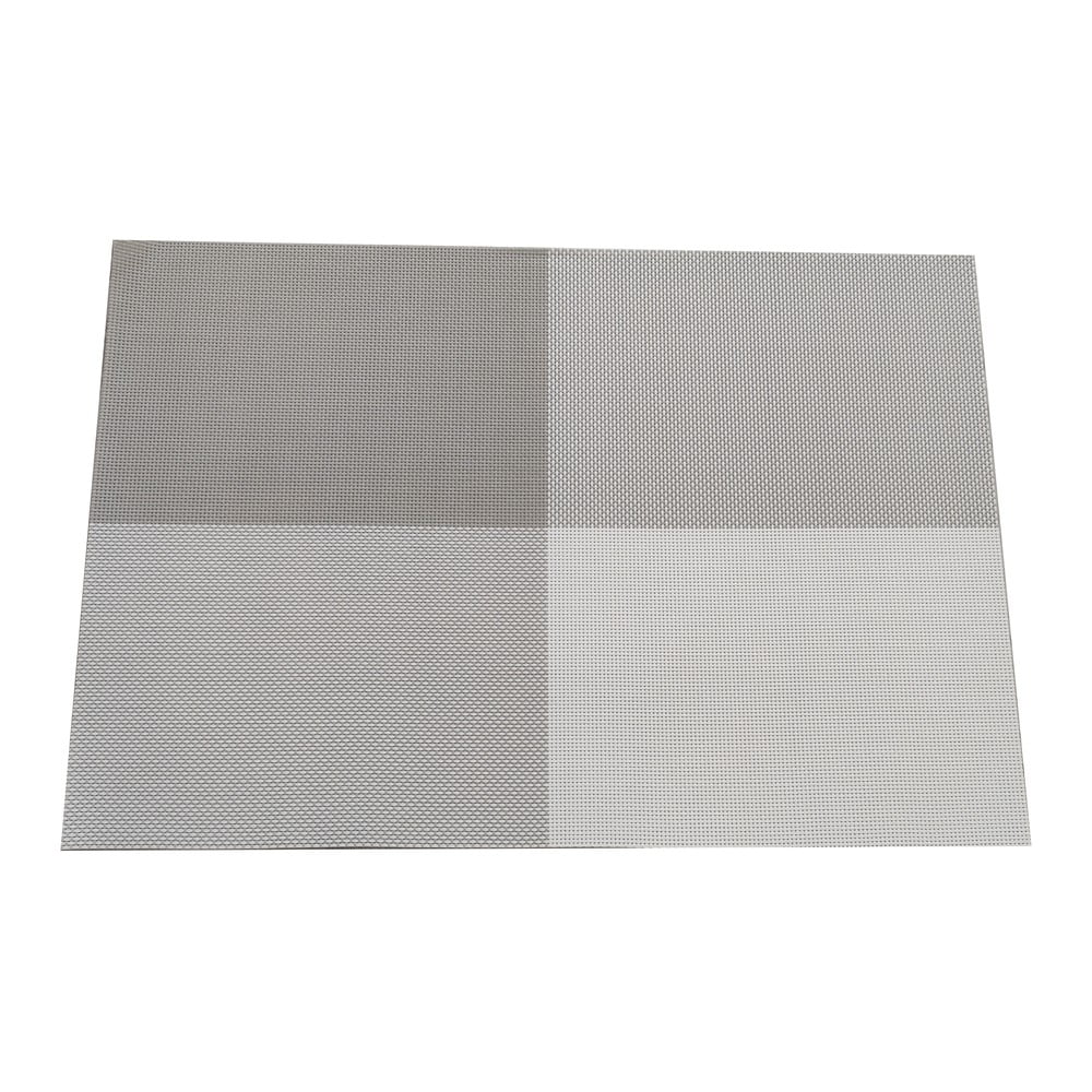 Szara materiałowa mata stołowa zestaw 2 szt. 30x45 cm Chess – JAHU collections