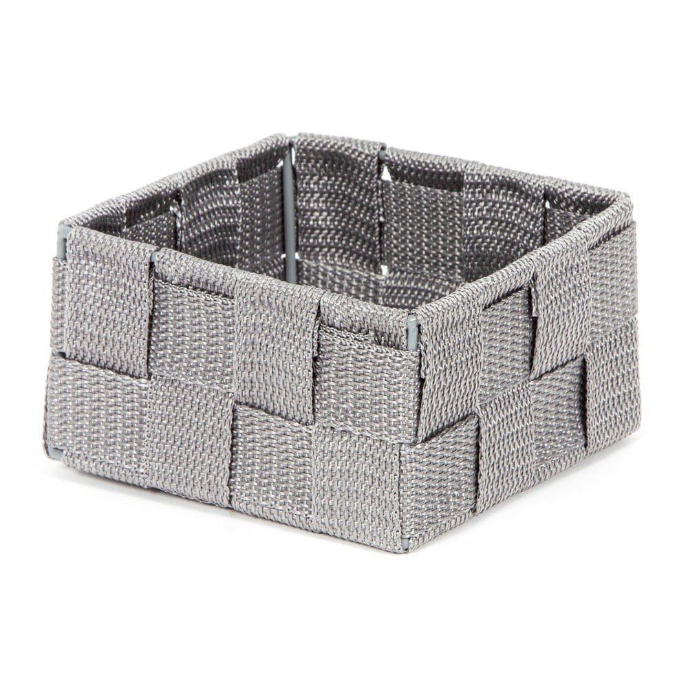 Szary organizer łazienkowy Compactor Stan, 12x12 cm