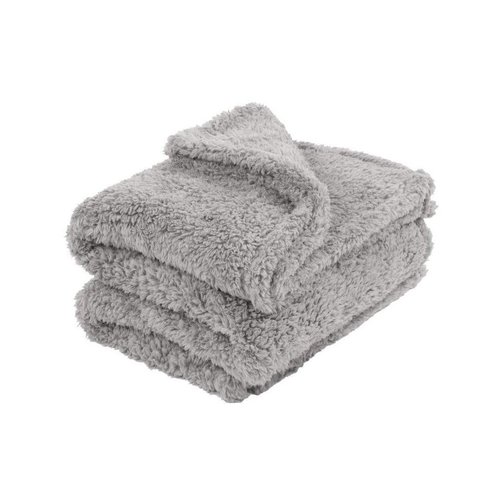 Ciemnobrązowy pluszowy koc Tiseco Home Studio Teddy, 130x170 cm