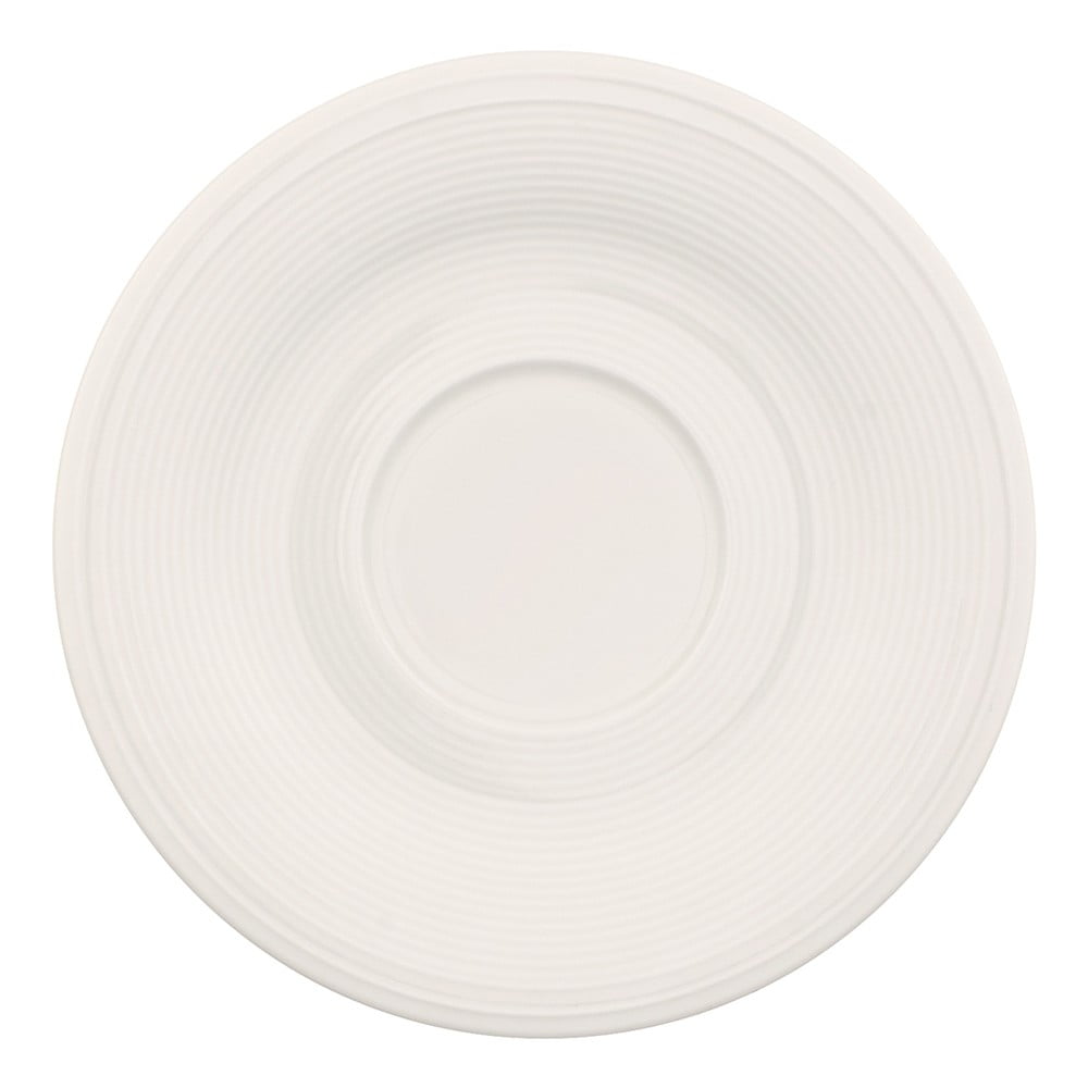 Biały porcelanowy spodek Villeroy & Boch Like Color Loop, ø 15,5 cm