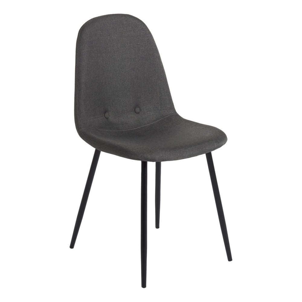 Zestaw 2 ciemnoszarych krzeseł Bonami Essentials Lissy