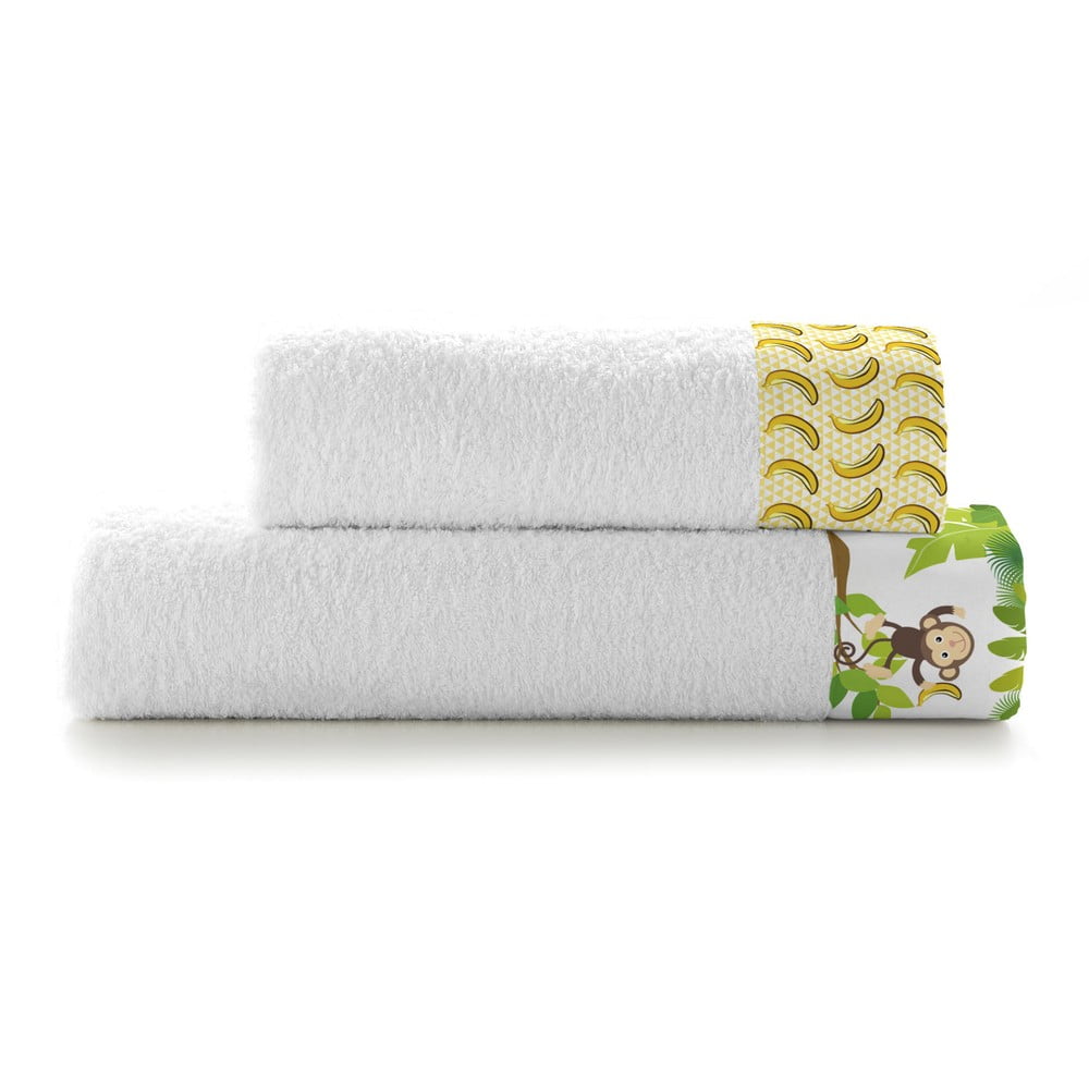 Zestaw 2 dziecięcych ręczników z bawełnyMr. Fox Wild