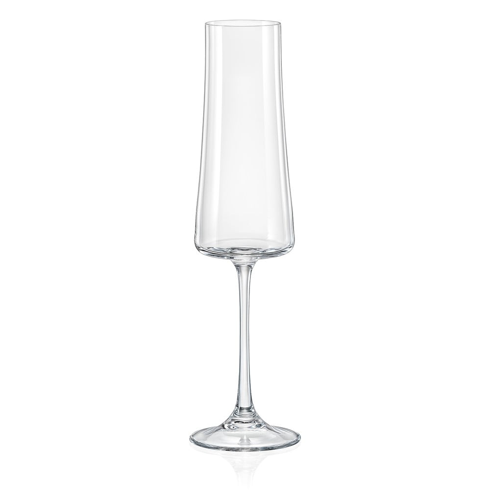 Zestaw 6 kieliszków do szampana Crystalex Xtra, 210 ml
