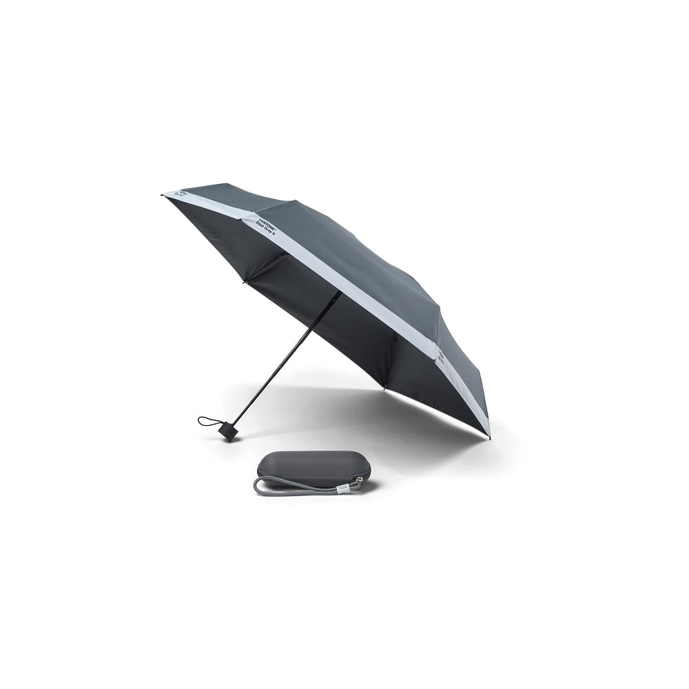 Szary składany parasol Pantone