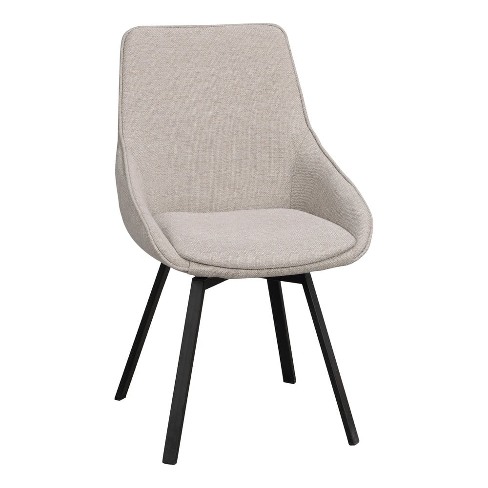 Beżowe obrotowe krzesło Rowico Alison