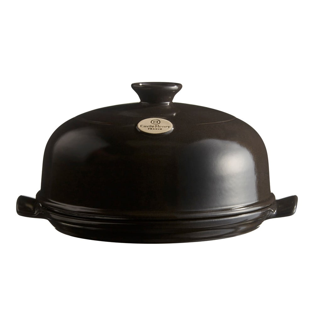 Czarna ceramiczna okrągła forma do pieczenia chleba Emile Henry, ⌀ 28,5 cm