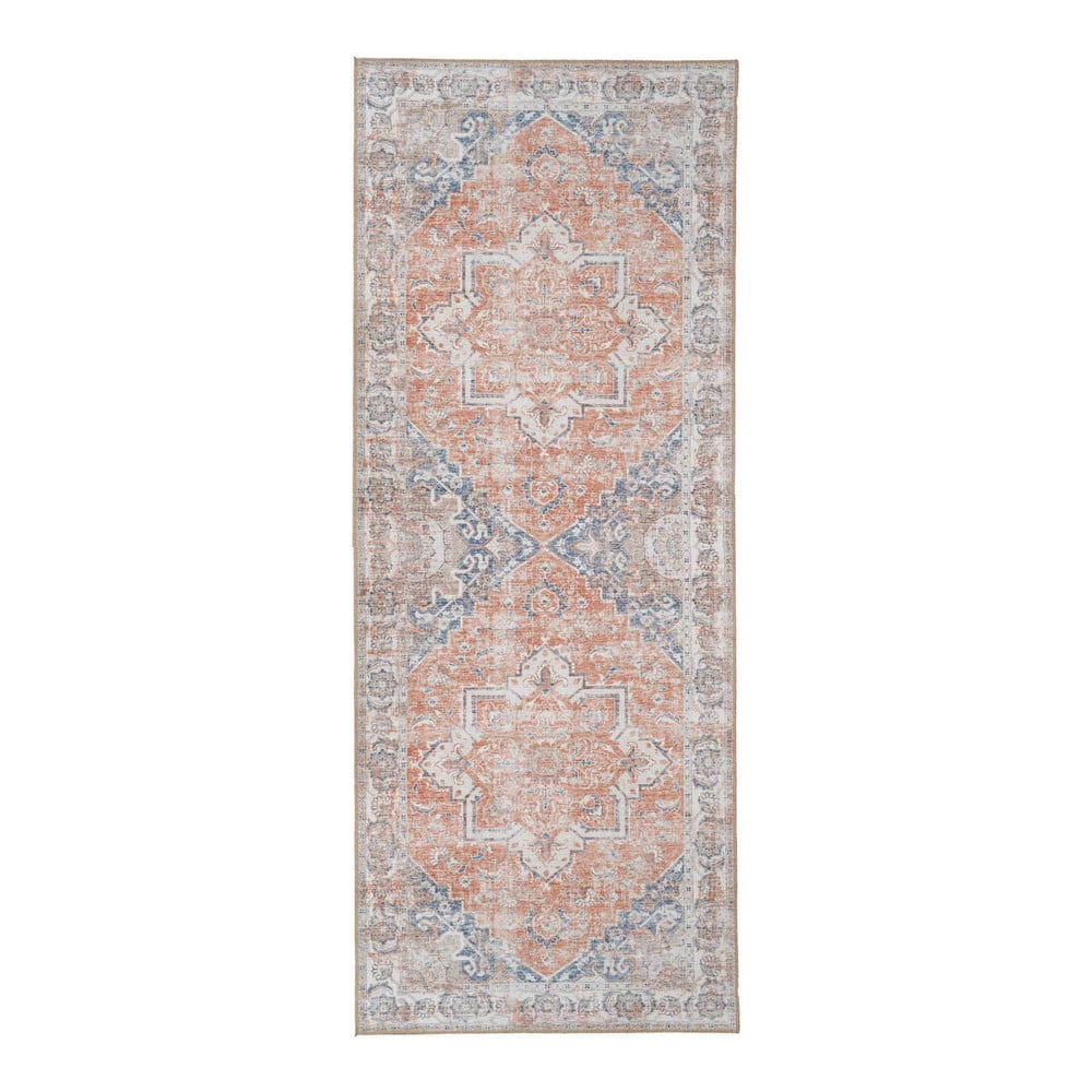 Niebiesko-pomarańczowy chodnik 200x80 cm Havana – House Nordic