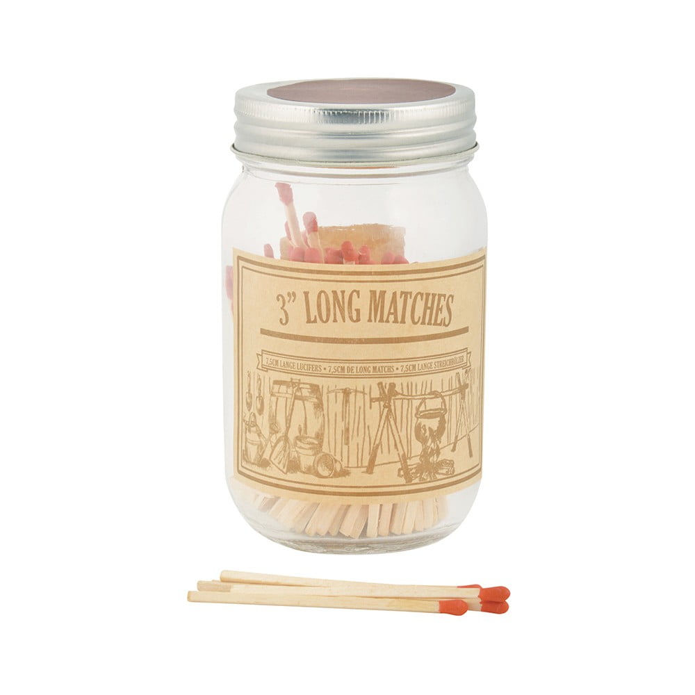 Zapałki w słoiku Esschert Design Long Matches