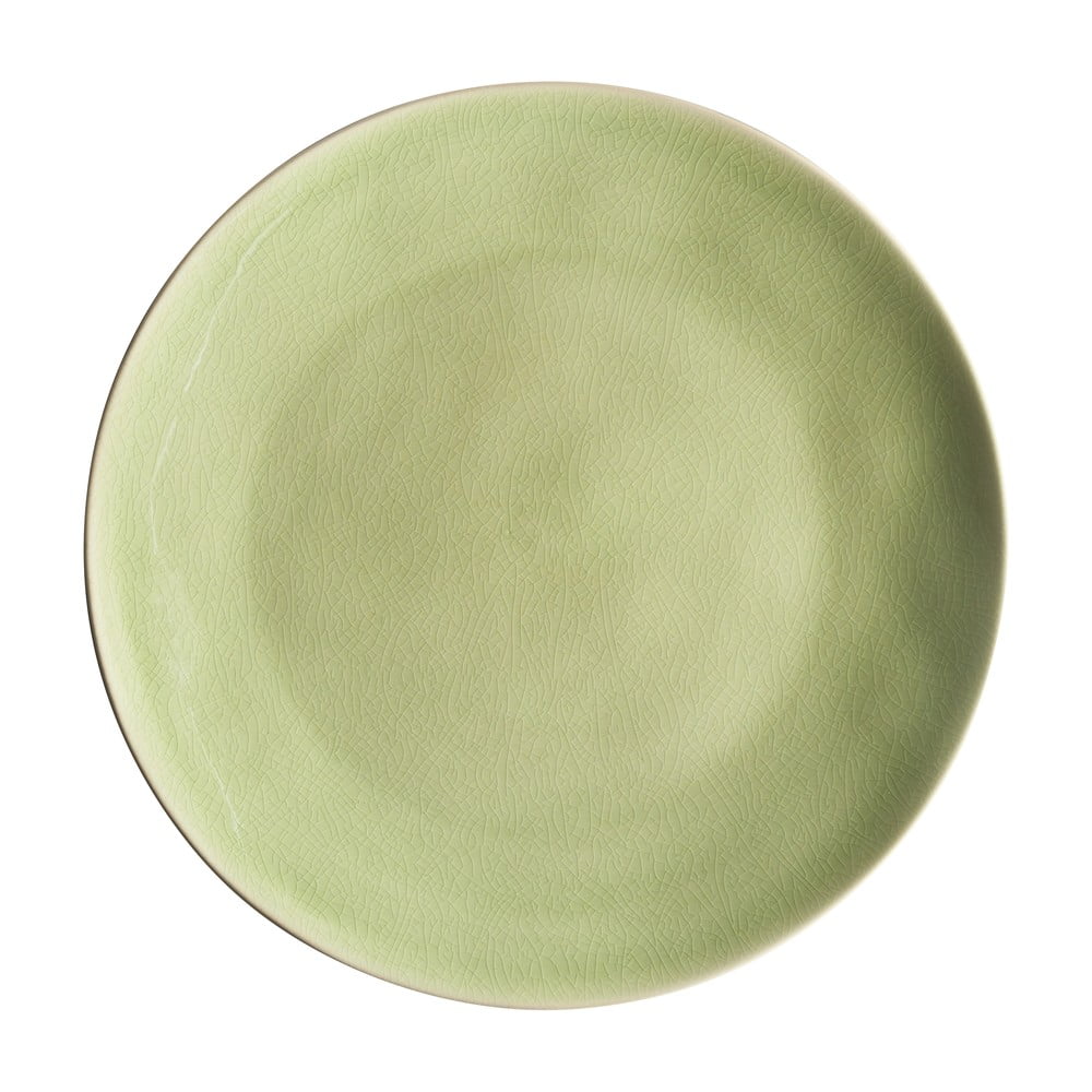 Jasnozielony talerz kamionkowy Costa Nova Riviera, ⌀ 27 cm