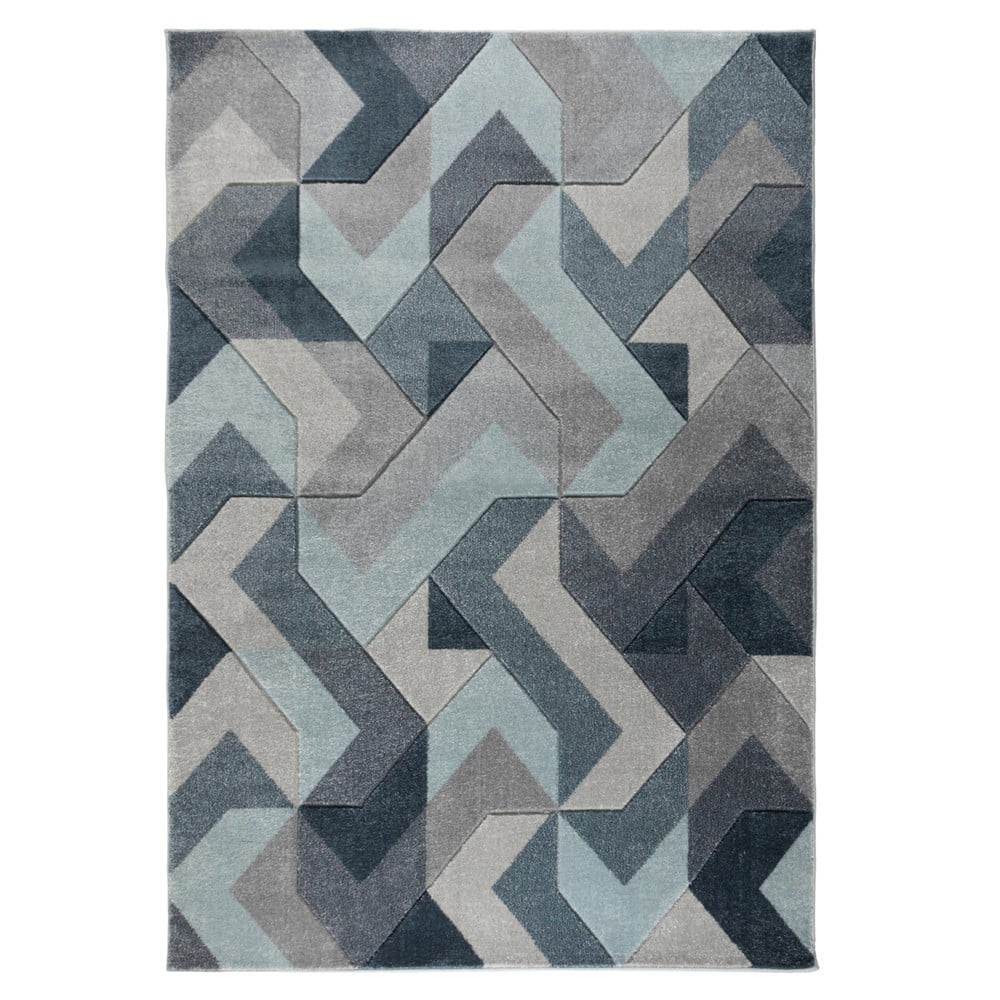Niebiesko-szary dywan Flair Rugs Aurora, 160x230 cm