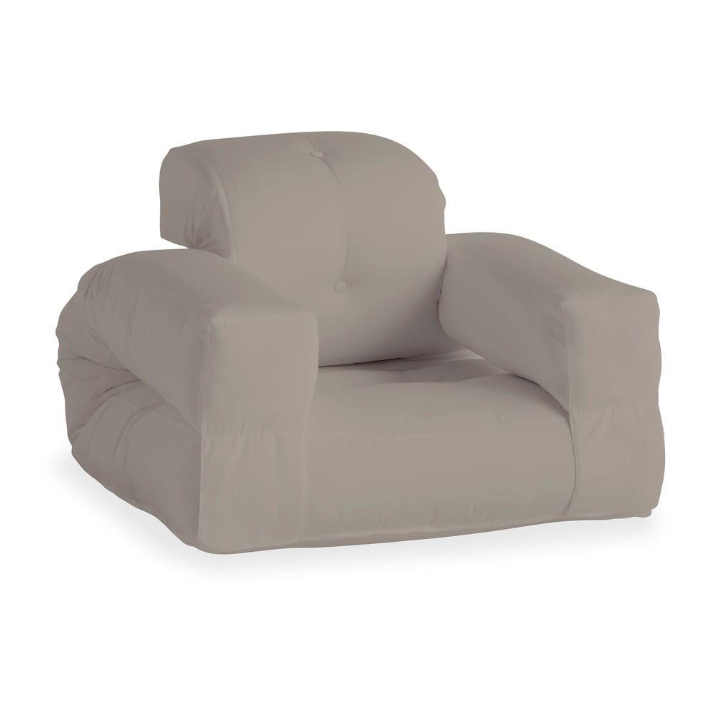 Beżowy fotel rozkładany odpowiedni na zewnątrz Karup Design OUT™ Hippo Beige