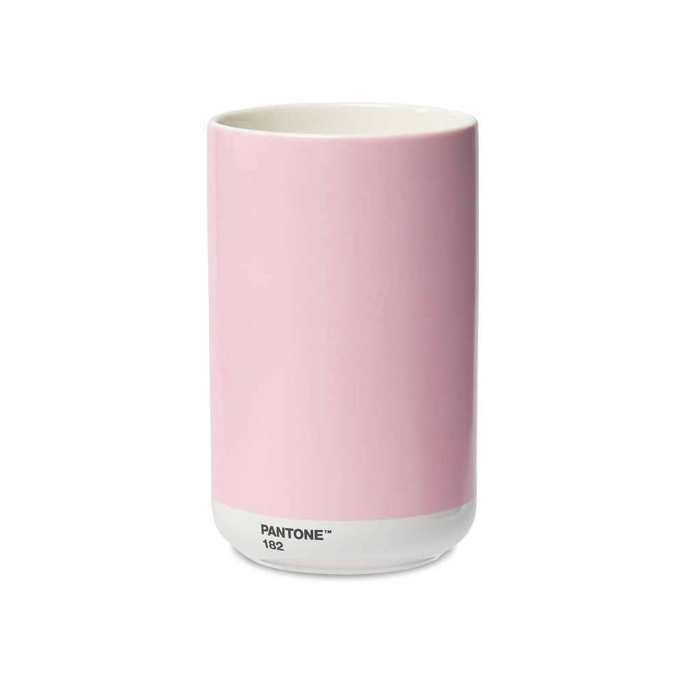 Jasnoróżowy wazon ceramiczny – Pantone