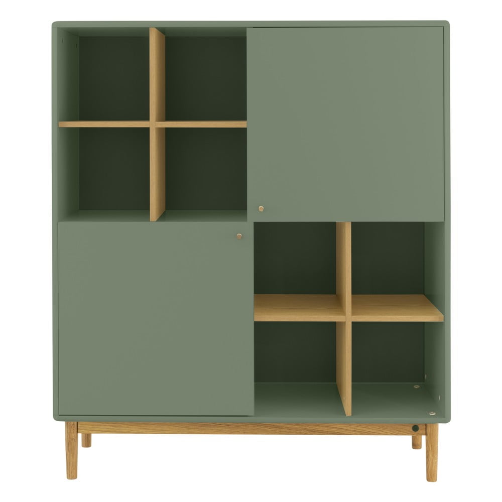 Zielony regał 118x138 cm Color Living – Tom Tailor for Tenzo