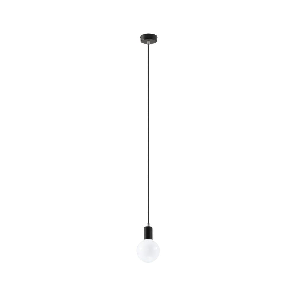 Czarna lampa wisząca Nice Lamps Bombilla