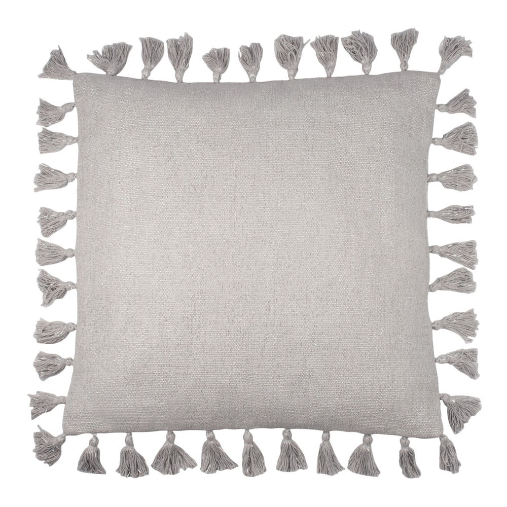 Szara poduszka do siedzenia wykonana ręcznie Nattiot Josephine