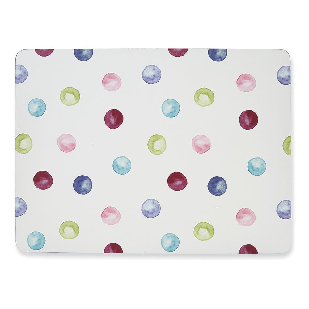Zestaw 4 korkowych mat stołowych 21.5x29 cm Cooksmart ® Spotty Dotty