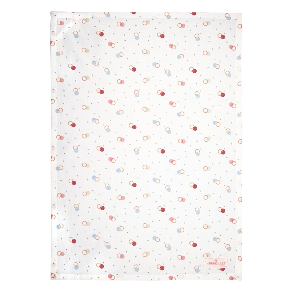 Biała bawełniana ściereczka Green Gate Kylie, 50x70 cm