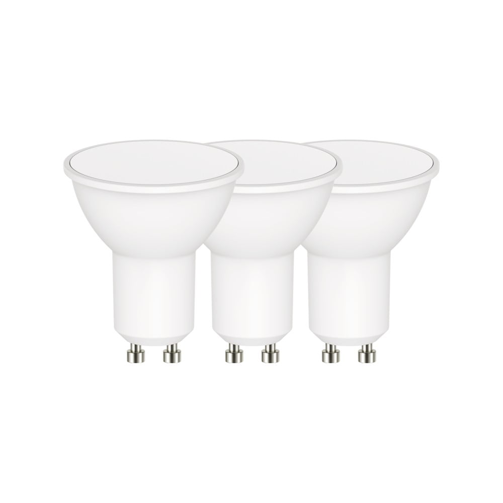 EMOS zq8340.3 A +, żarówka Classic MR16 LED, ciepła biel, 3 sztuk, szkło,,,,, 4,5 W, GU10, przezroczysty, 18 x 5,6 cm ZQ8340.3