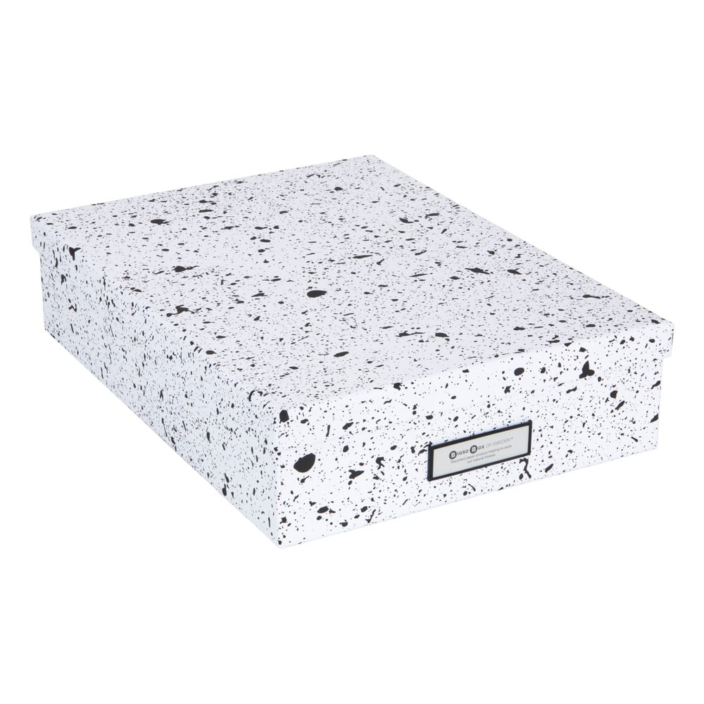 Czarno-białe pudełko Bigso Box of Sweden Oskar