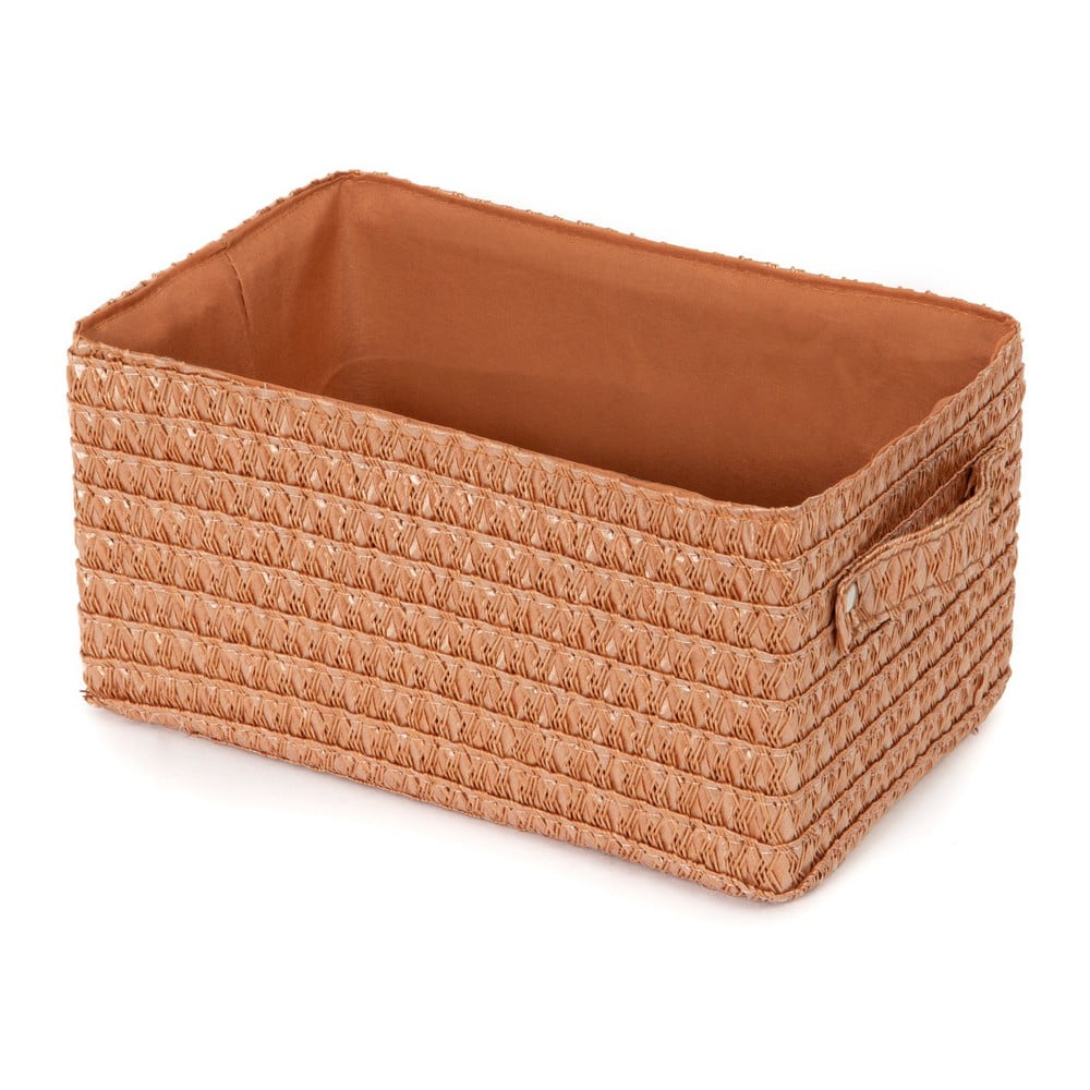 Różowopomarańczowy koszyk Compactor Lilou Basket Pink Blush