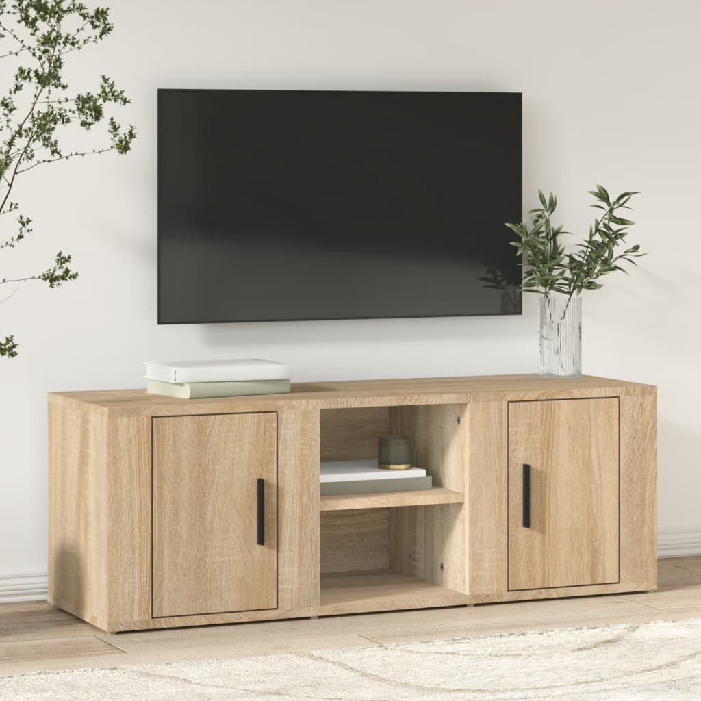 Lumarko Szafka pod TV, dąb sonoma, 100x31,5x35 cm 