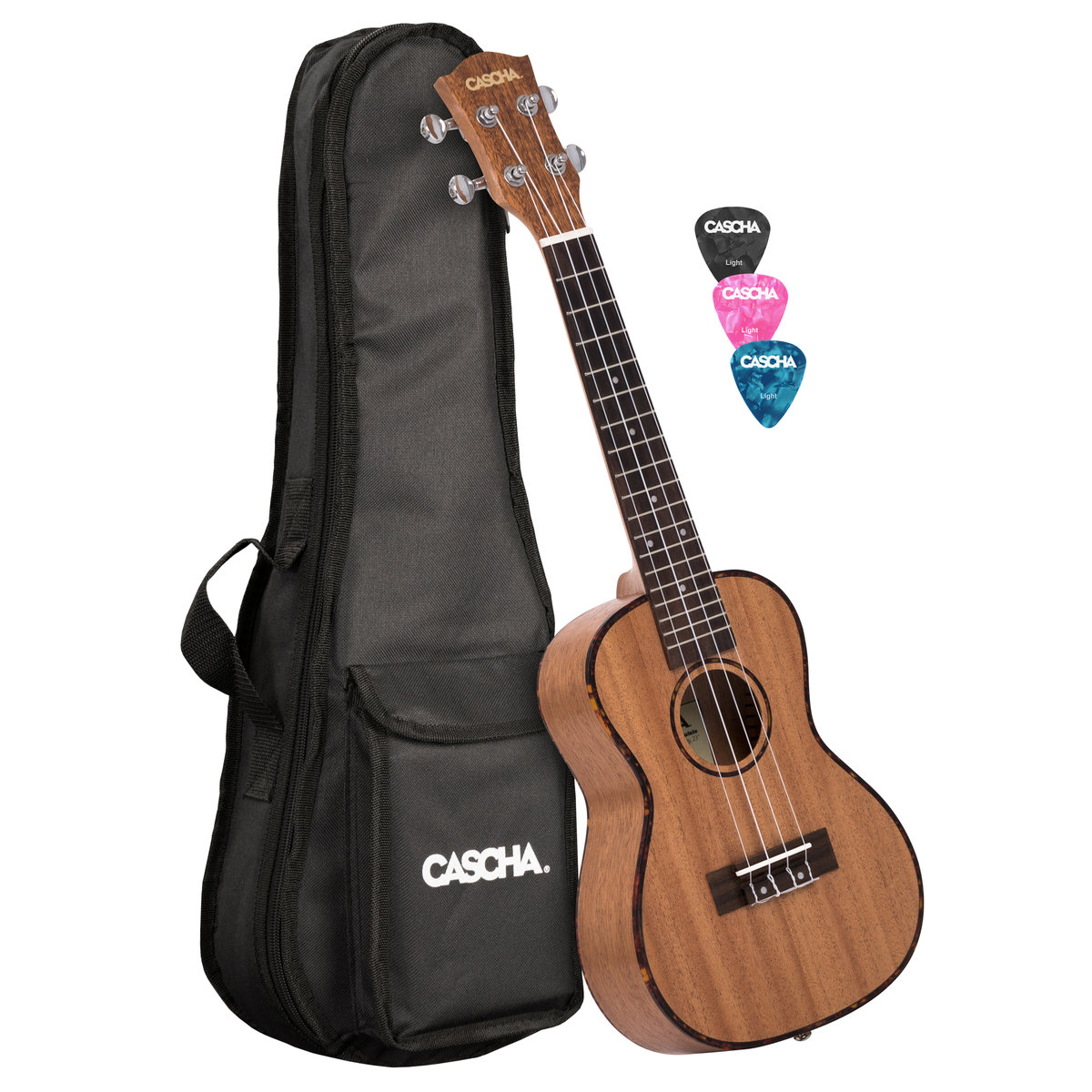 Ukulele Koncertowe HH2035 zestaw/CASCHA