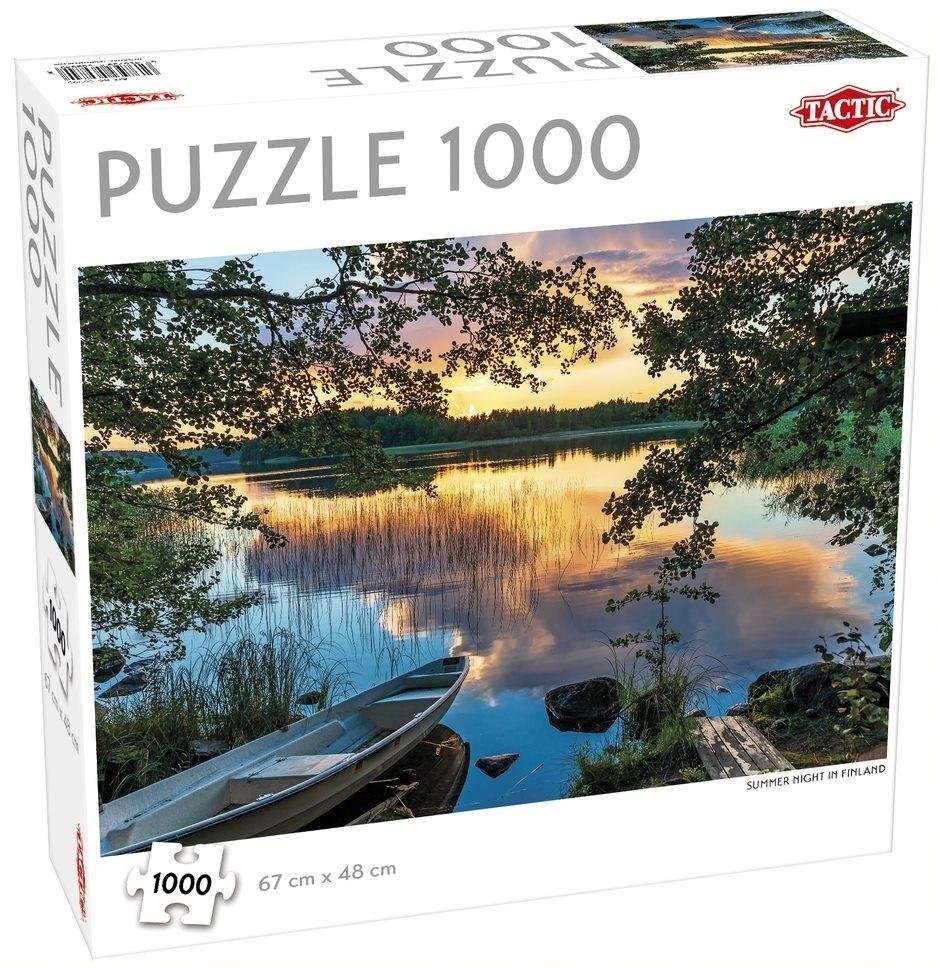 Tactic Puzzle Summer Night Fin 1000 kwadratowe pudełko edycja specjalna -