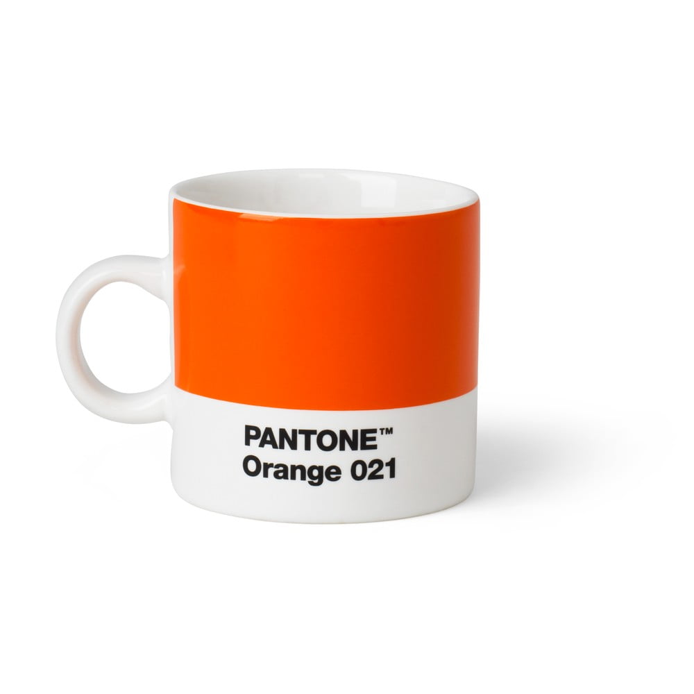 Pomarańczowy kubek Pantone Espresso, 120 ml