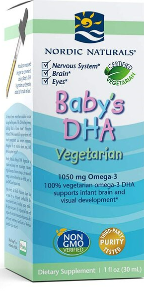 Omega Pharma NORDIC NATURALS NORDIC NATURALS Baby's DHA Vegetarian 3 DHA) 30ml
