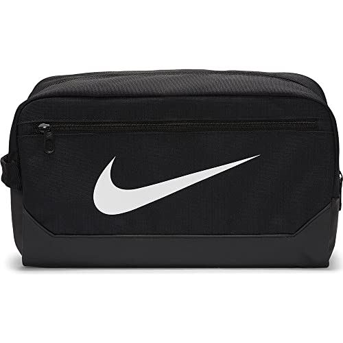 Nike Unisex Shoe Bag Brasilia 9.5, Black/White, DM3982-010, MISC