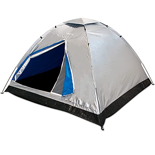 Namiot 4 osoby 205 x 205 x 130 cm Aktive, srebrny