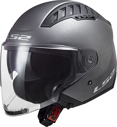 LS2, kask motocyklowy Copter mat titanium, XS
