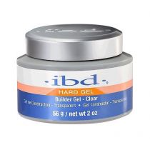 IBD LED/UV HARD Builder Gel - Clear, Żel budujący bezbarwny 56 g