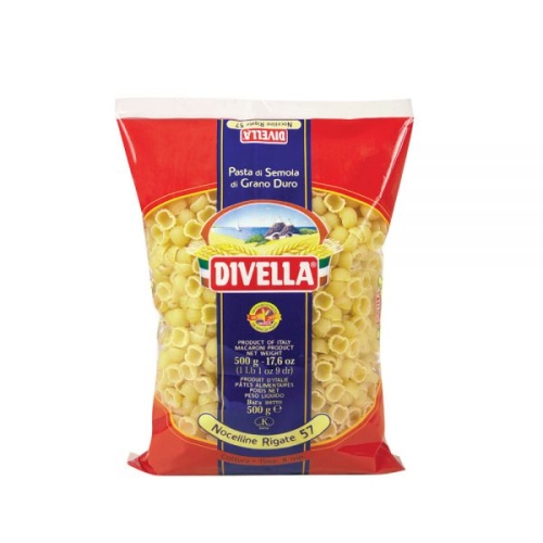 Divella Rigate nr 57 - Makaron muszelki (500 g)