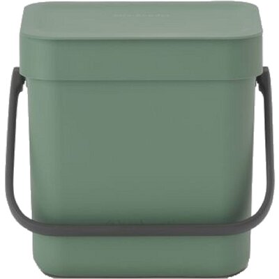 Brabantia Nowości Kuchenny kosz na odpadki 3L Sort&Go zielony 129865 129865