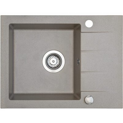 iceBerg Focus zlewozmywak granitowy 58x44 cm piasek ZFS0711A