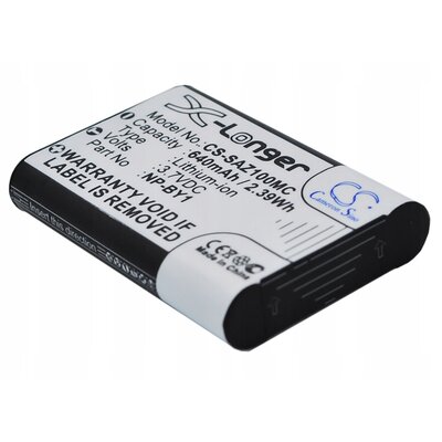 Cameron Sino Sony Action Cam Mini AZ1 NP-BY1 600mAh 2.22Wh Li-Ion 3.7V Cameron Sino)