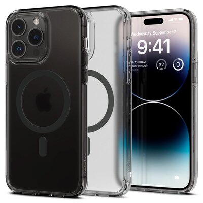 Spigen Etui ochronne Ultra Hybrid Mag MagSafe do iPhone 14 Pro Max Frost Black