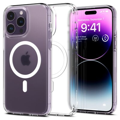 Spigen Etui ochronne Ultra Hybrid Mag MagSafe do Apple iPhone 14 Pro Max Frost Clear