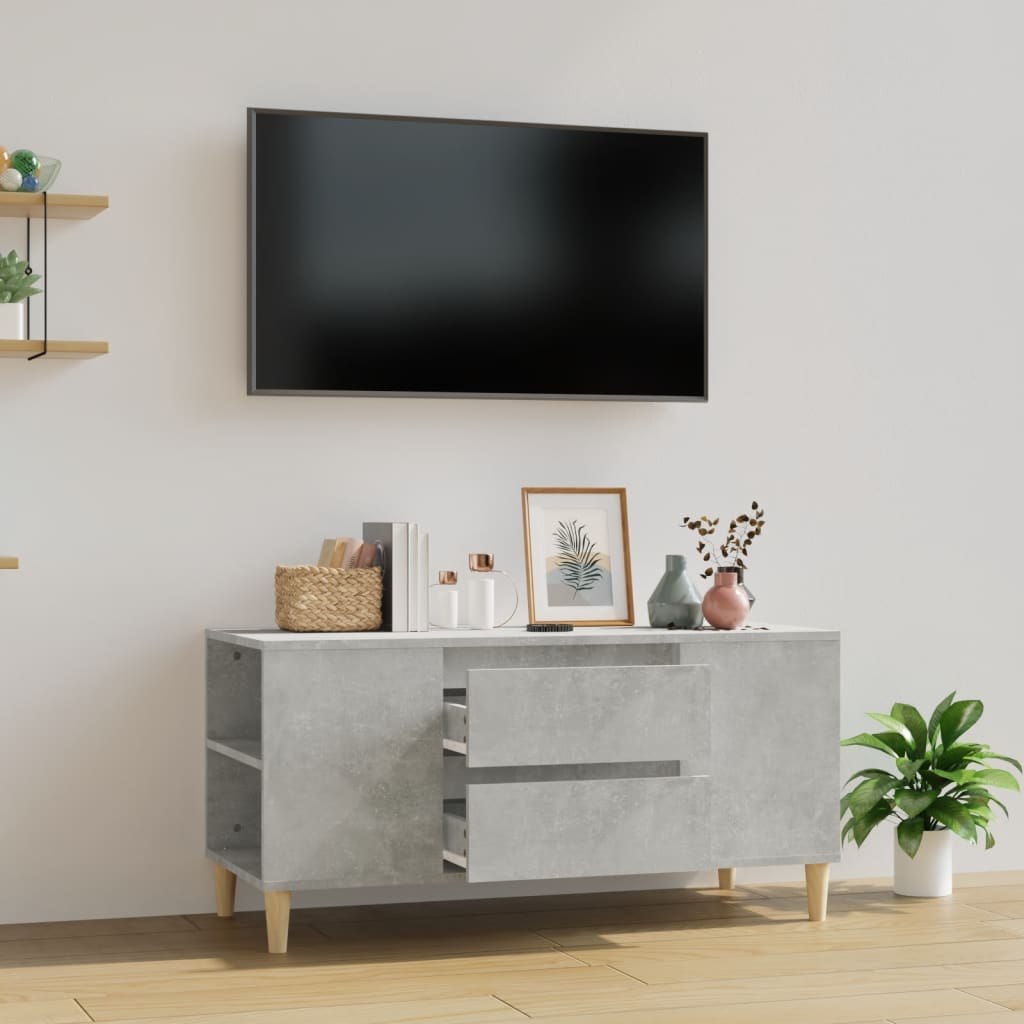 Zdjęcia - Szafka / uchwyt VidaXL Szafka pod TV, szarość betonu, 102x44,5x50 cm Lumarko! 