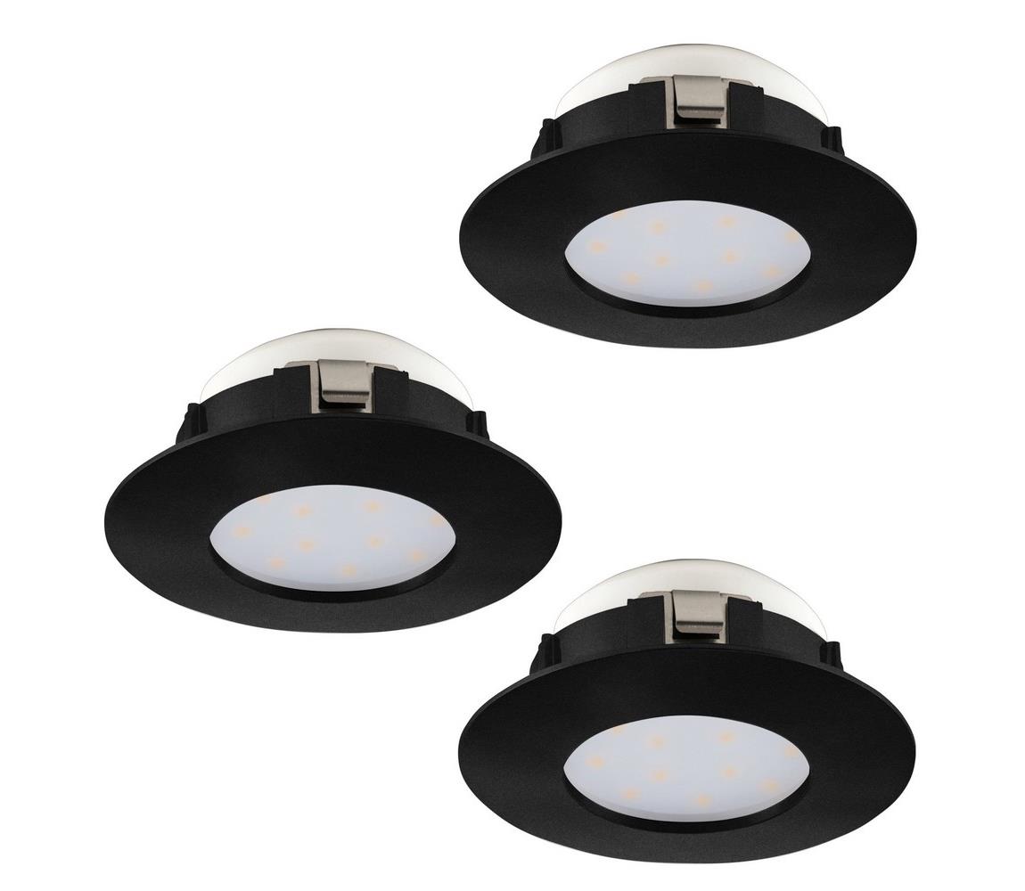 Eglo 900744-ZESTAW 3x LED Łazienkowe oświetlenie wpuszczane PINEDA LED/4,9W/230V IP44