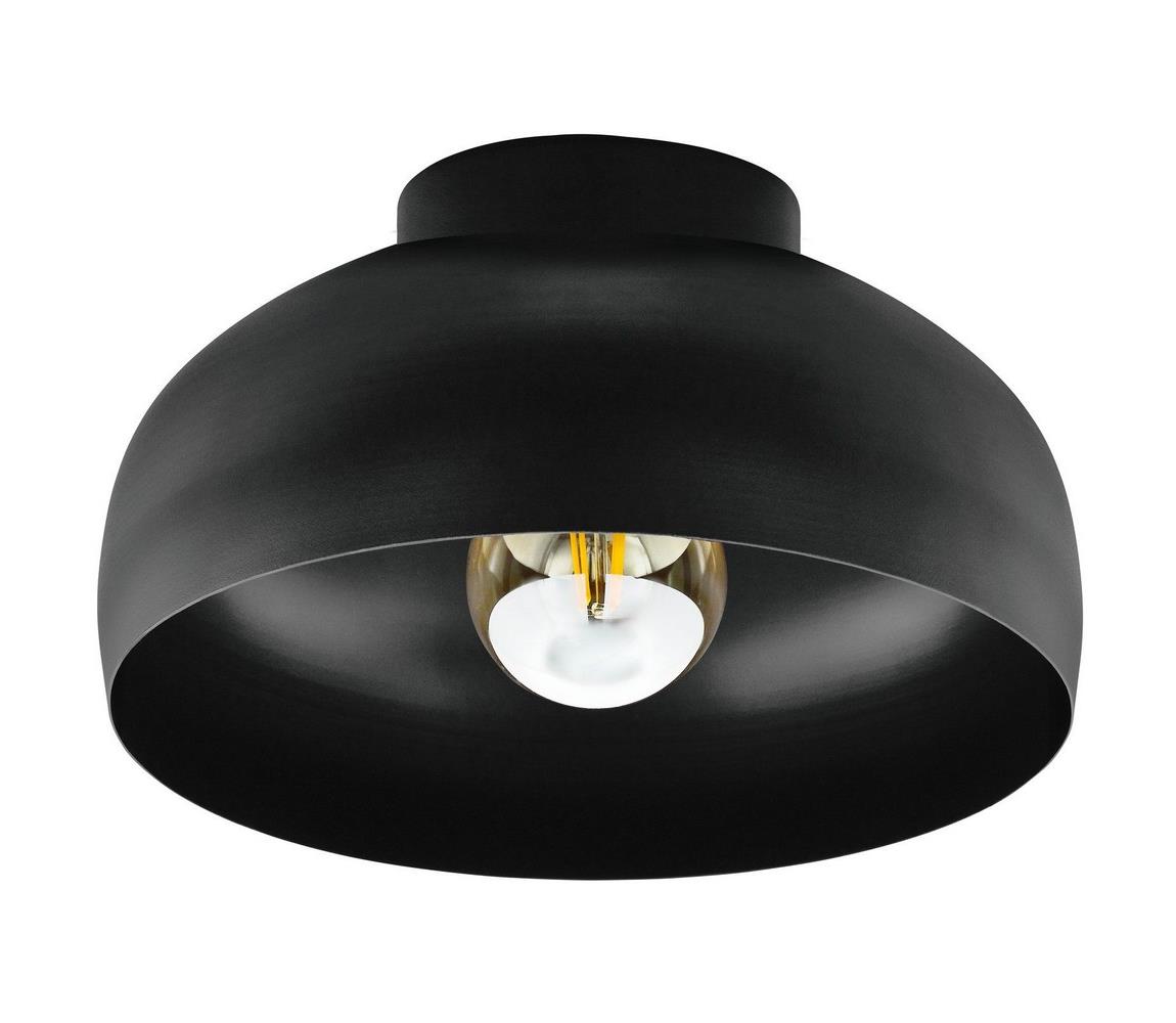 Eglo 900553 - Plafon MOGANO 1xE27/40W/230V czarny